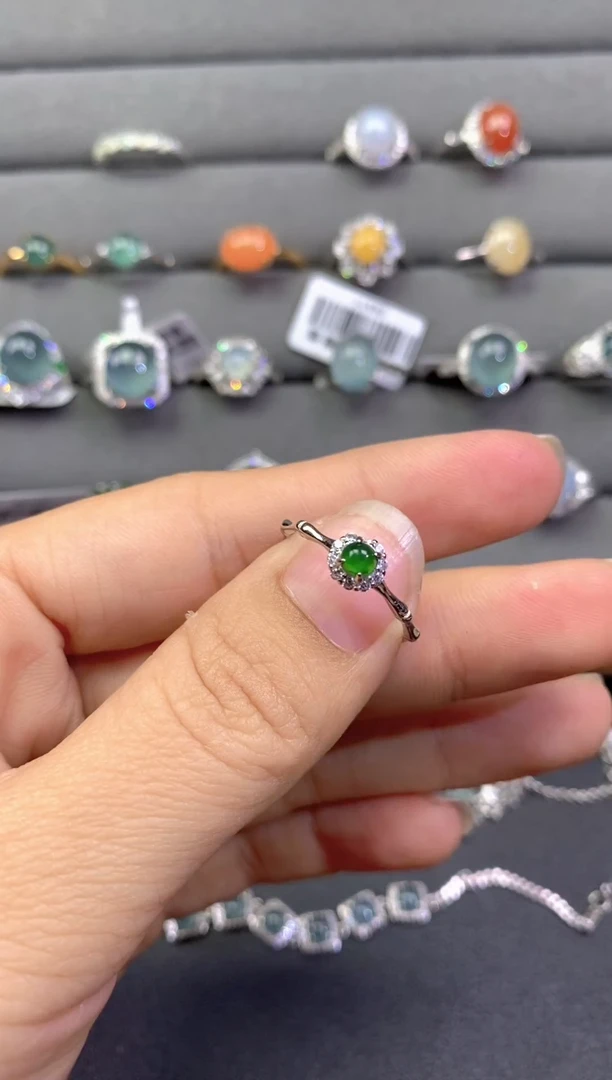 未镶嵌戒指翡翠天然A货翡翠