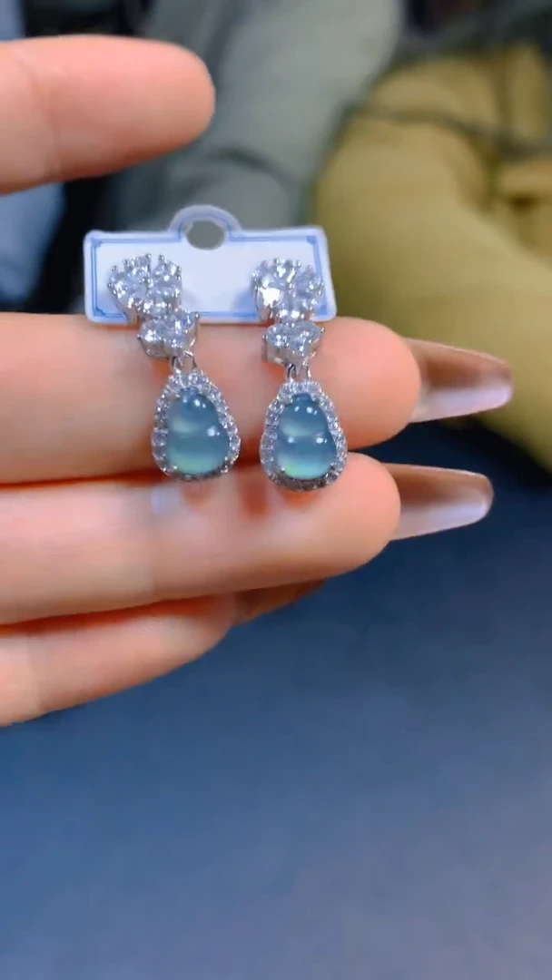 【闪购商品】翡翠耳饰未镶嵌0816851160多样性发一