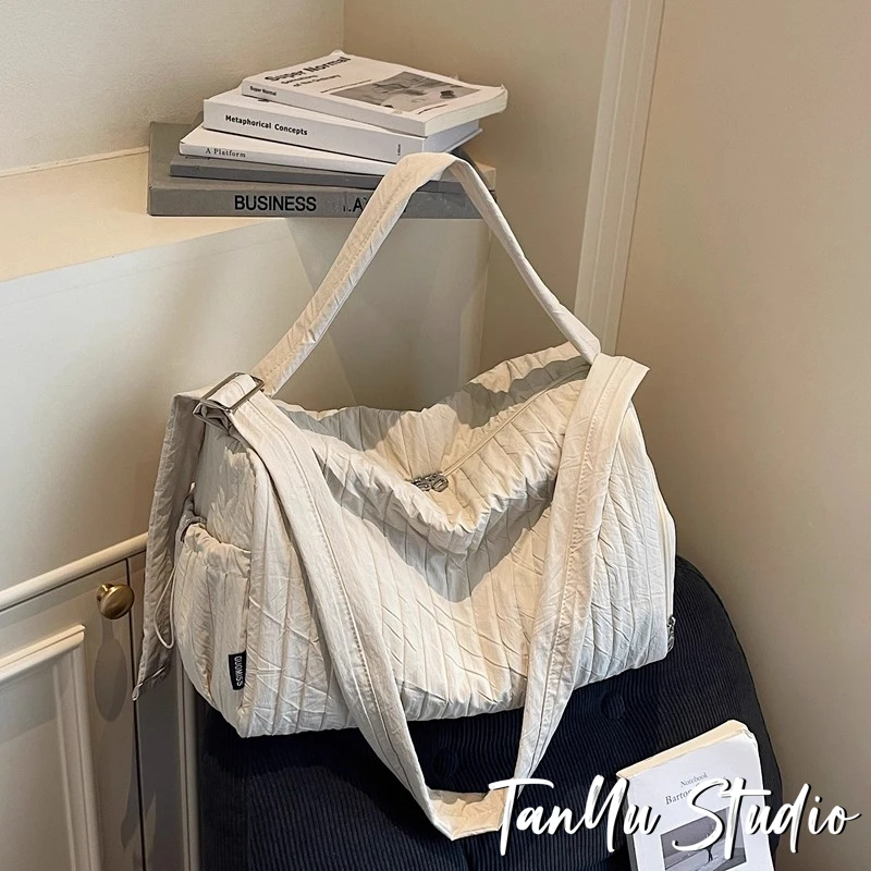 探屿运动健身包瑜伽包干湿分离游泳包大容量手提轻便短途旅行收纳