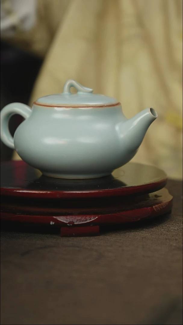 微微瑕   石瓢茶壶  无底款