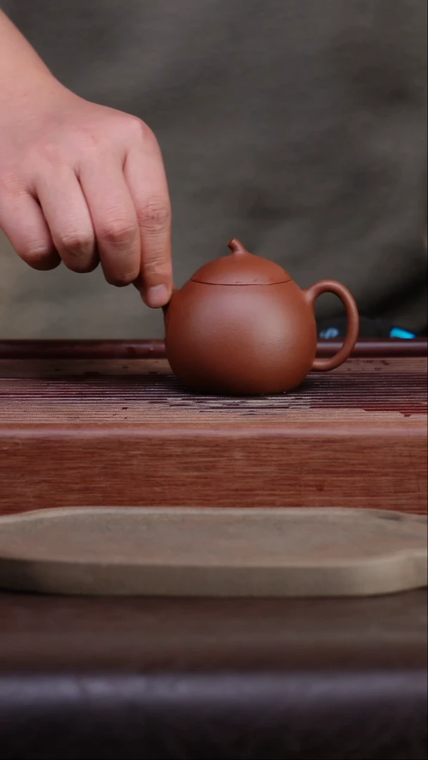 茶壶紫砂无*情宜兴紫砂半手茄瓜