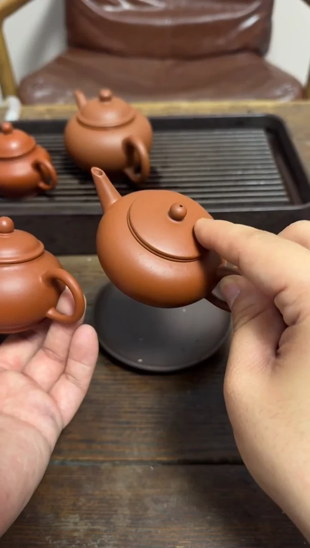 茶壶紫砂曹*德平底水平壶90CC