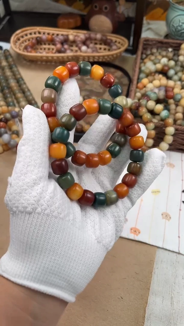 手串菩提根/象牙果a322 卡13 干磨孔一般圣诞系列