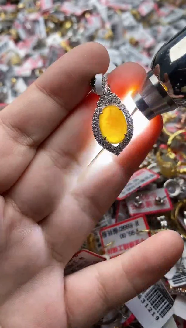 【闪购商品】翡翠戒指银S925镶嵌33333---5