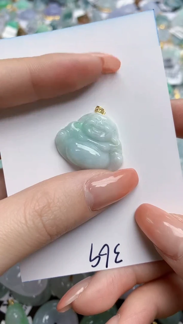 【闪购商品】翡翠颈饰18K金镶嵌天然缅甸翡翠A货