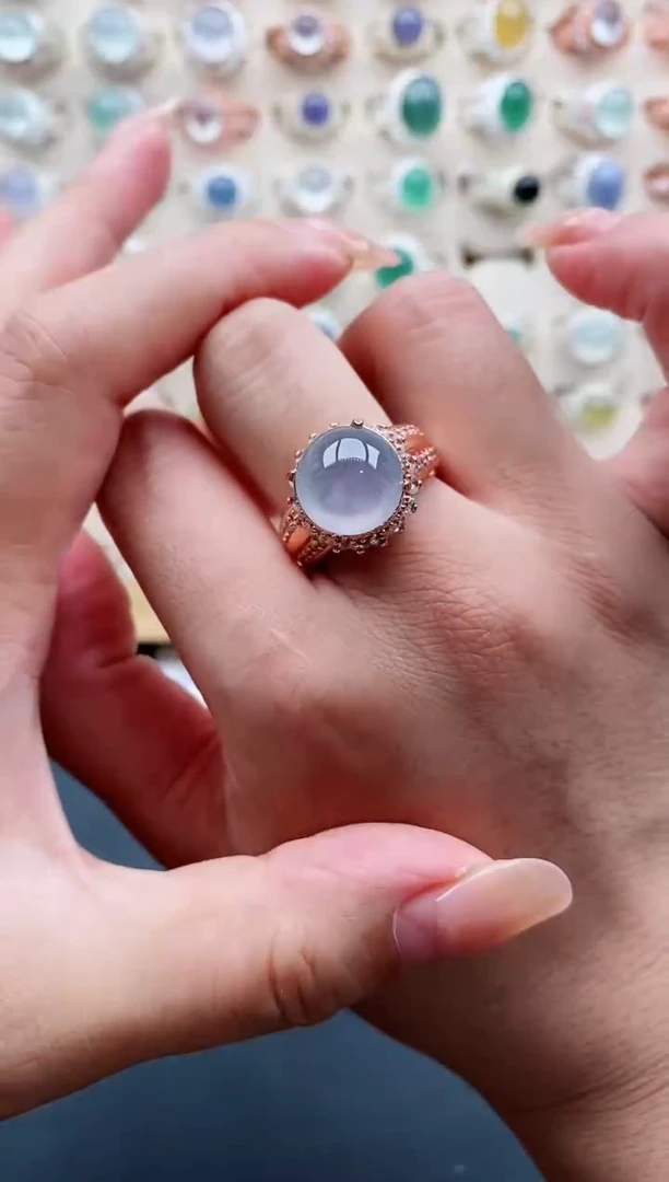 未镶嵌戒指翡翠天然缅甸翡翠A货111 5