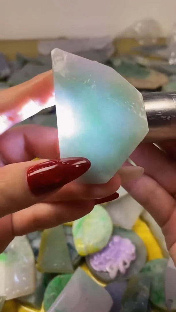 散珠翡翠定制天然缅甸翡翠A货022