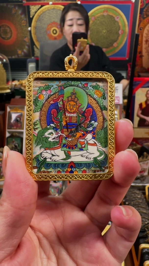 【闪购商品】吊坠壹善缘城手绘唐卡c宝天年终大促