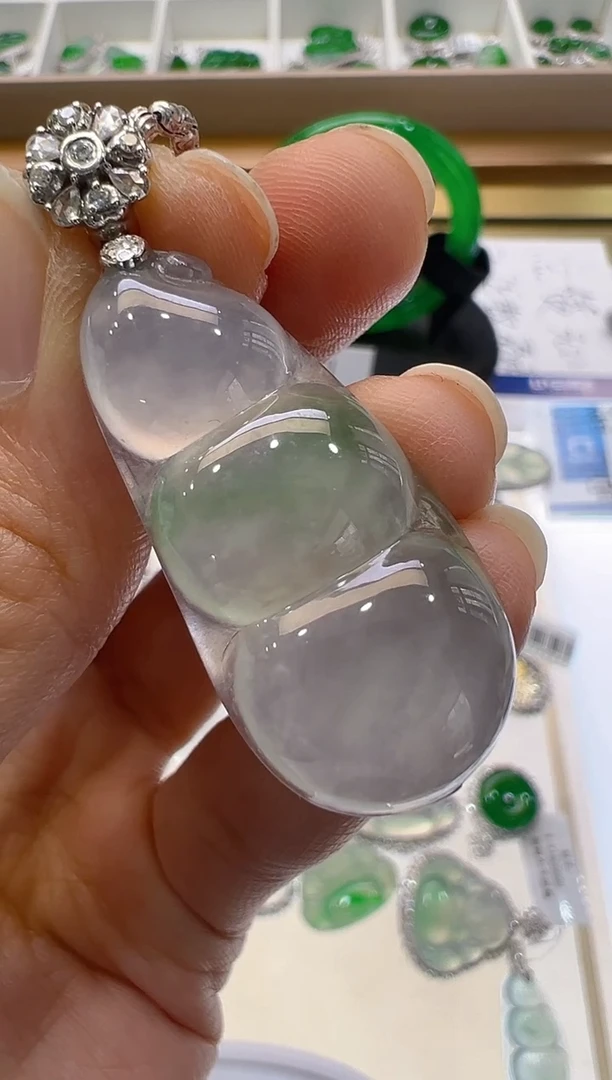 【闪购商品】翡翠吊坠(不含链)18K金镶嵌多样性团购发一件