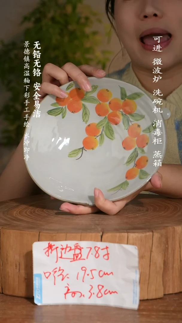 碗陶瓷景德镇高温瓷釉下彩手绘陶瓷