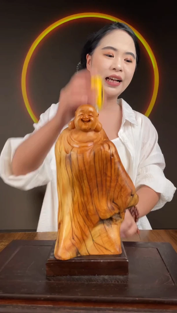 柏木（崖柏）手工摆件,先抢先得! 编号:96