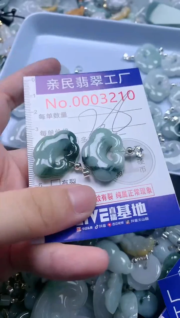 翡翠未镶嵌吊坠(不含链)3210