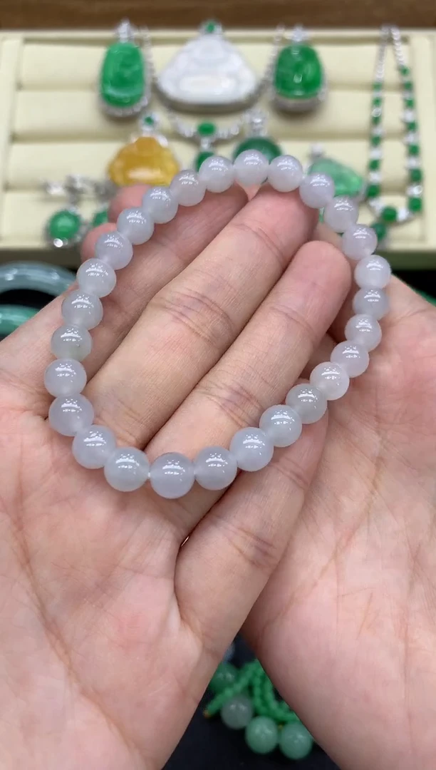 未镶嵌手串翡翠554-中国好珍宝