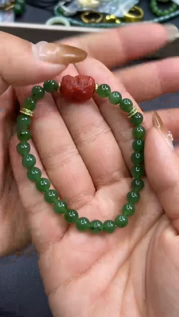 未镶嵌手链和田玉碧玉手串多样性拍一发一