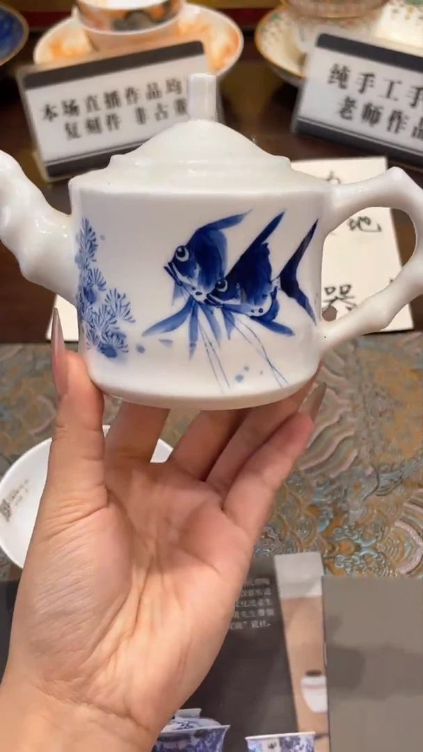 杯子瓷景德镇手工手绘陶瓷