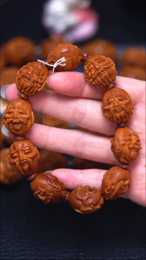 手串/手链橄榄核双面须派十八罗汉