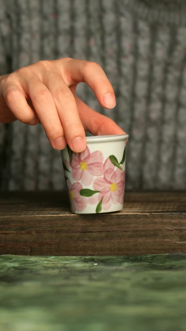 陶瓷青诗集手工手绘瓷器