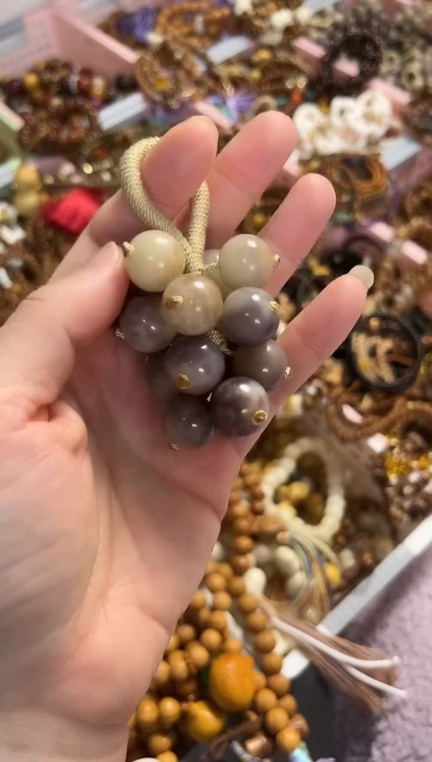 吊坠菩提根/象牙果菩提根紫葡萄手捻