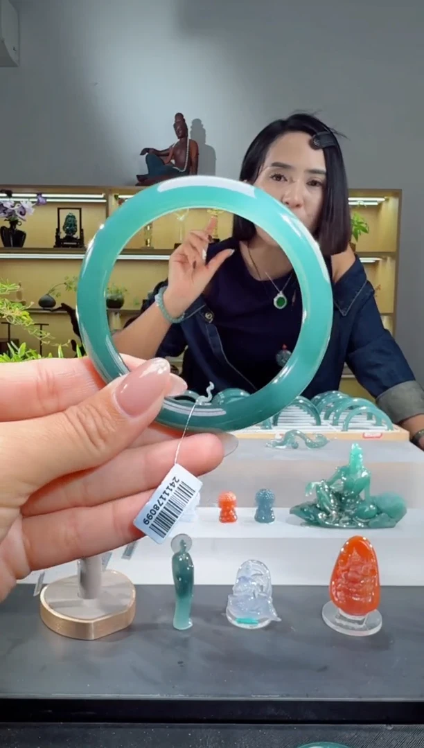 未镶嵌手镯翡翠57.5圈