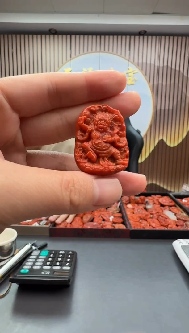 未镶嵌雕刻南红玛瑙036ZB1331产品一个