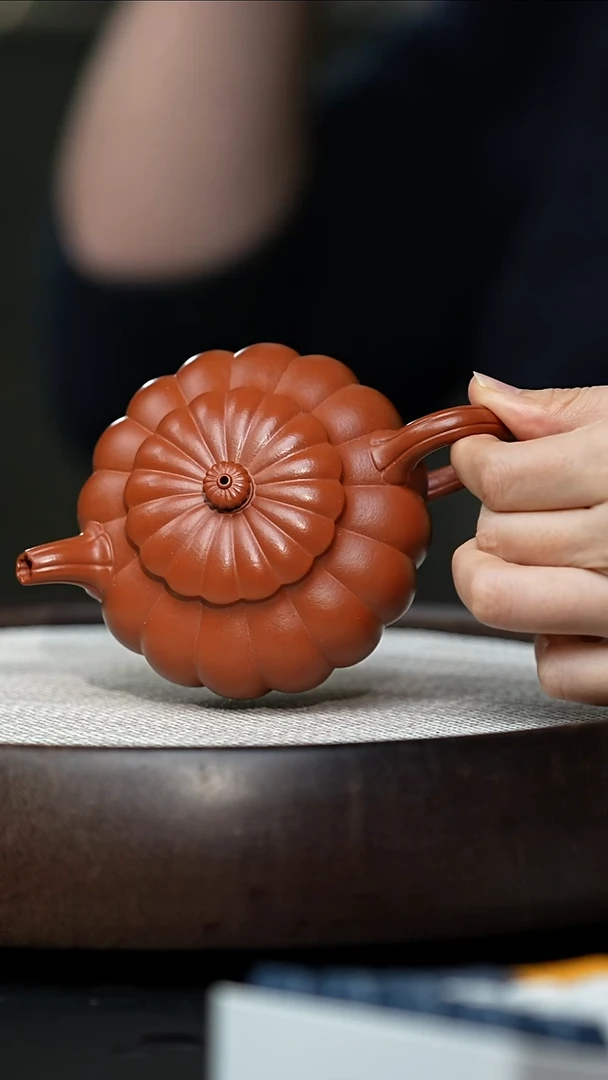 JCY-0515菊蕾-朱泥-190cc