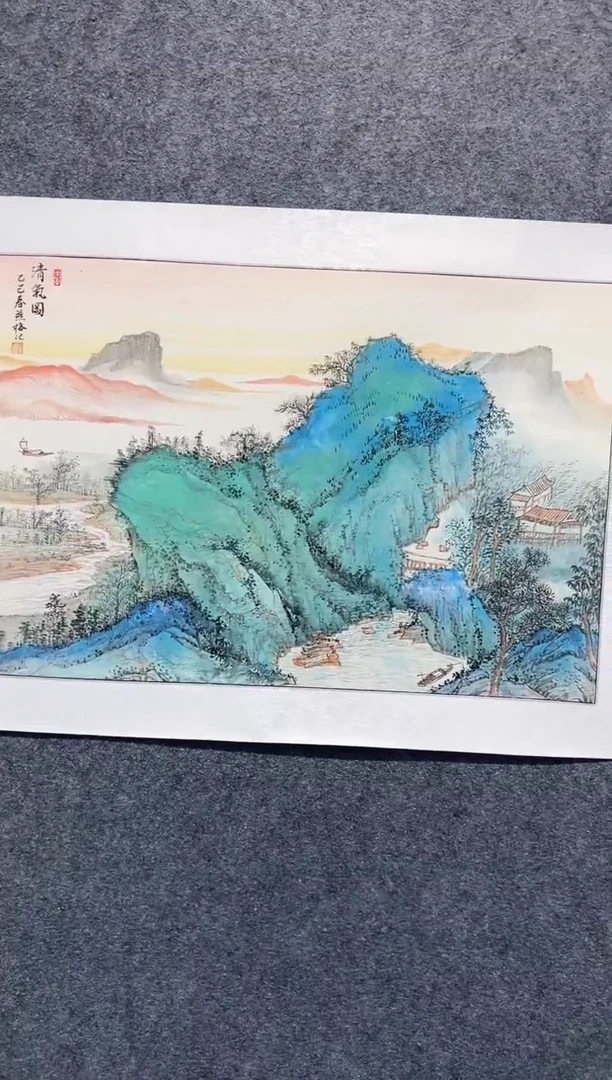 国画崔燕格手绘作品A7-11