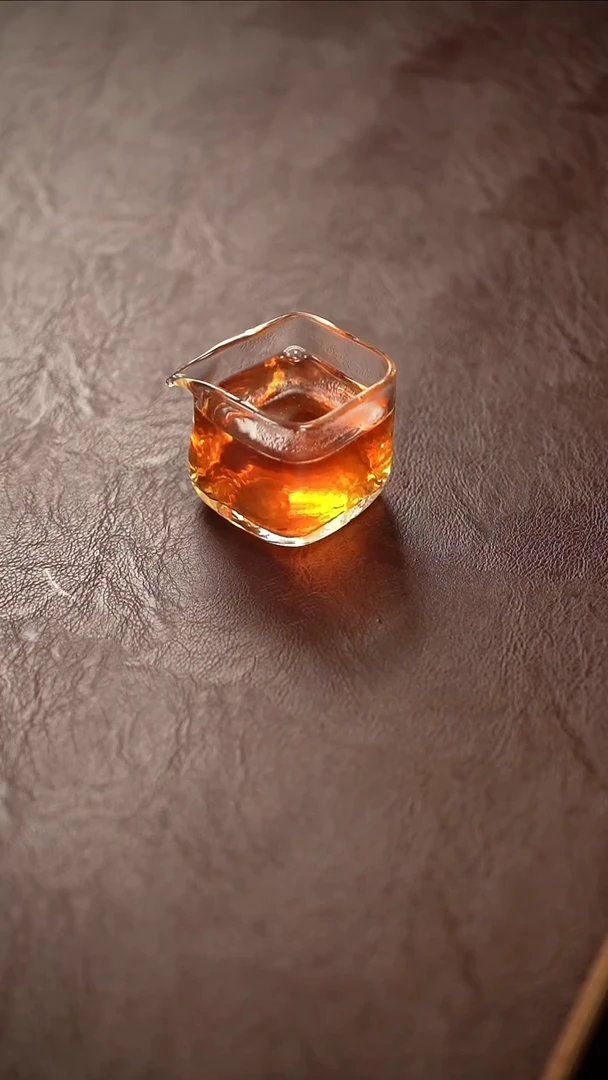 茶壶紫砂高硼水晶 四方公杯