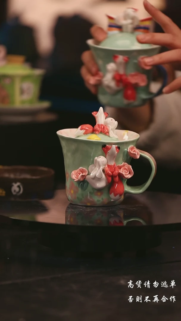 陶瓷景德镇可爱设计师款陶瓷