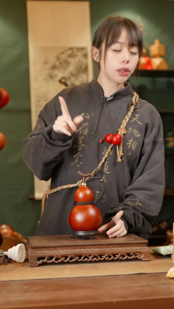 /163号精品天然大漆酒葫芦一物一拍~