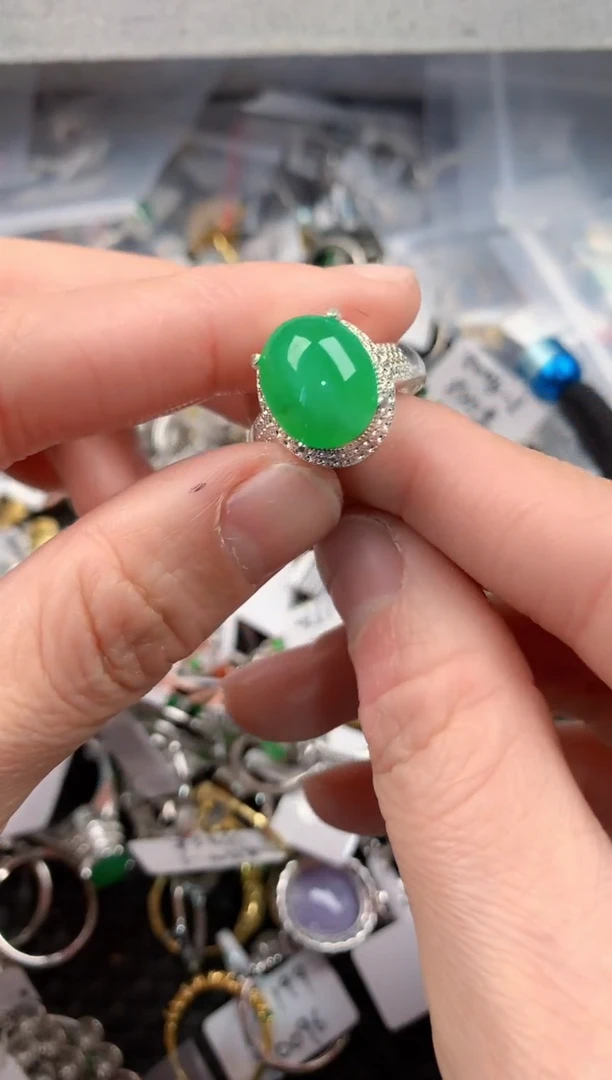 未镶嵌戒指翡翠444   7