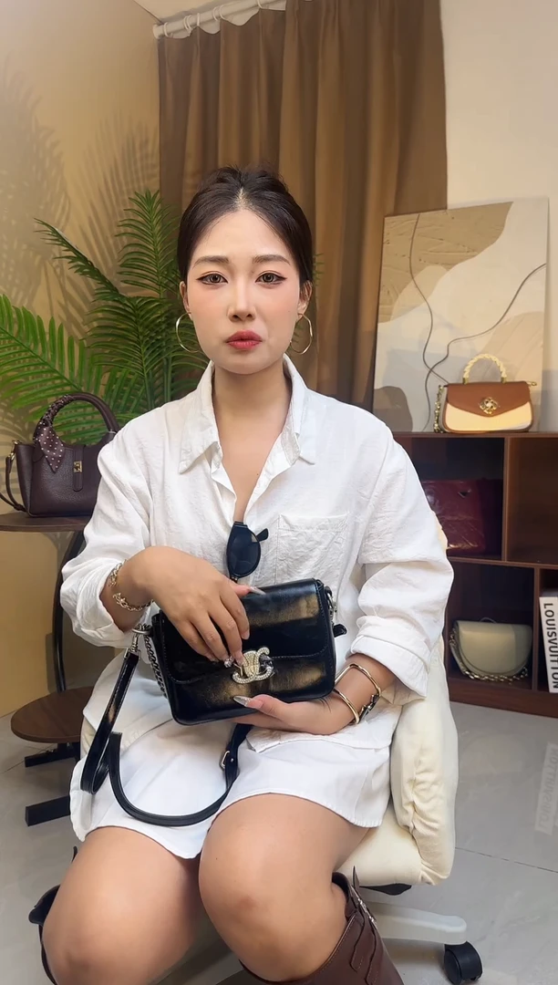 牛皮（革）小众轻奢高级感女包