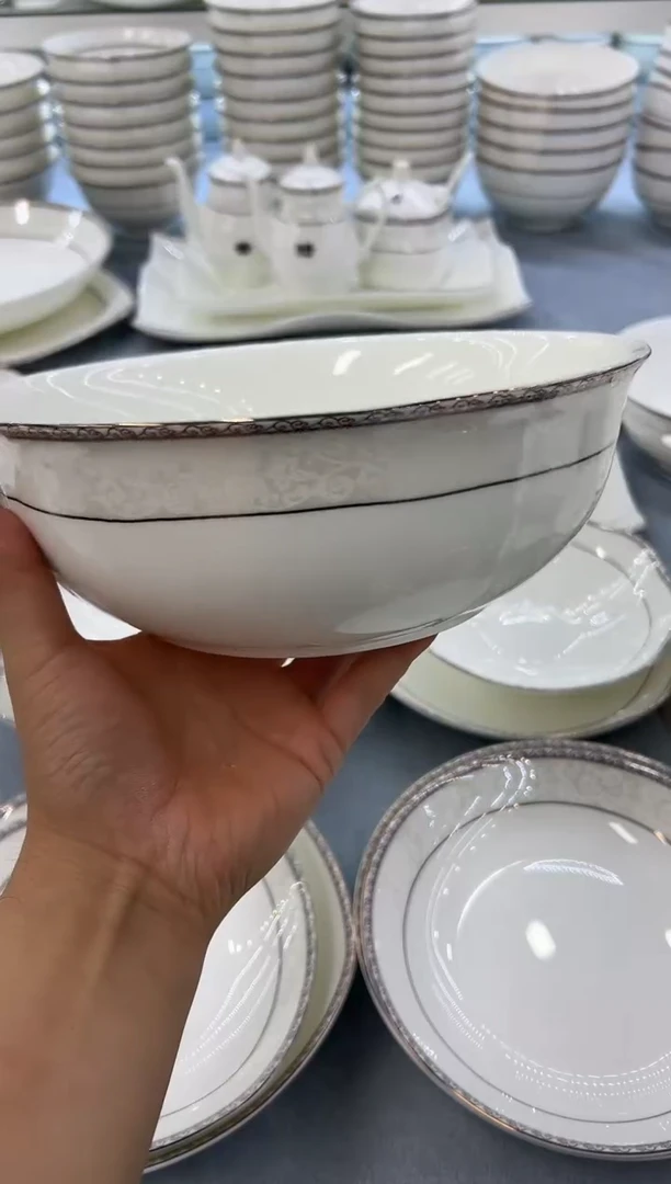 骨瓷 玲珑9金鼎1个送大勺一个