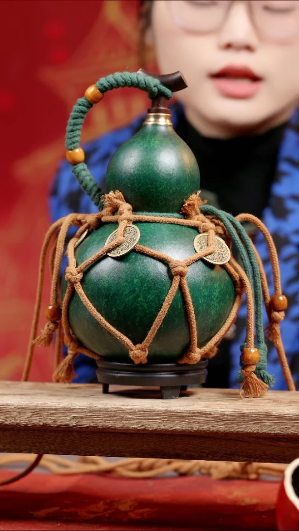 55号纯手工制作天然大漆真葫芦