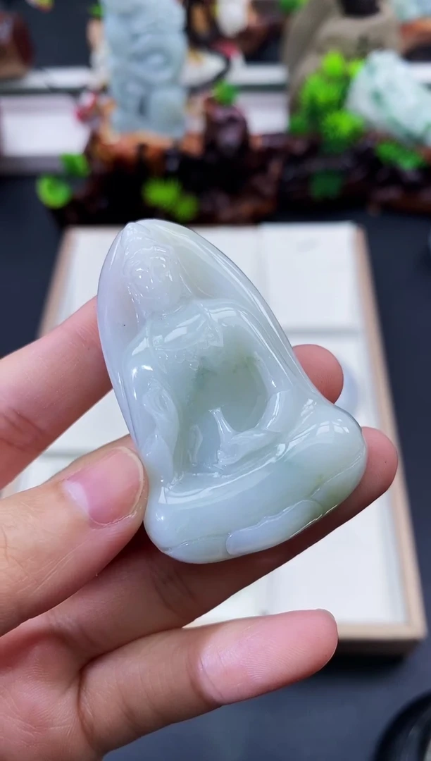 颈饰未镶嵌翡翠天然缅甸A货翡翠