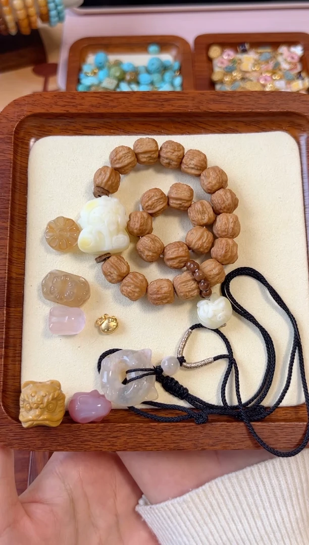 【闪购商品】蜜蜡裸石未镶嵌小羊配件套装