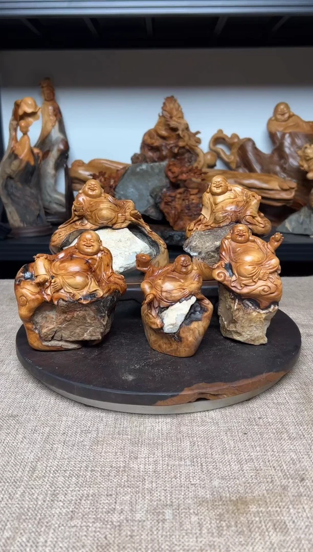 柏木（崖柏）崖柏雕刻件