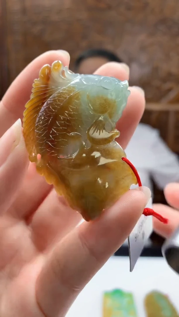定制翡翠未镶嵌1072ry-毛货挂件99