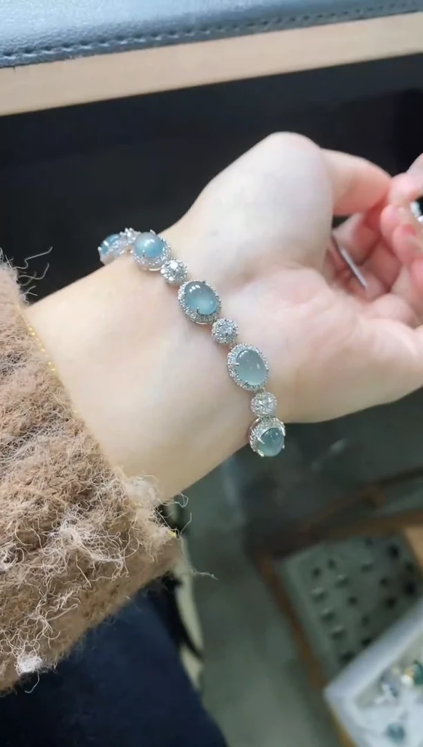 【闪购商品】翡翠戒指银S925镶嵌5151-5