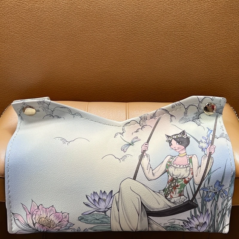 法国HepburnCat赫本猫高颜值餐巾纸盒