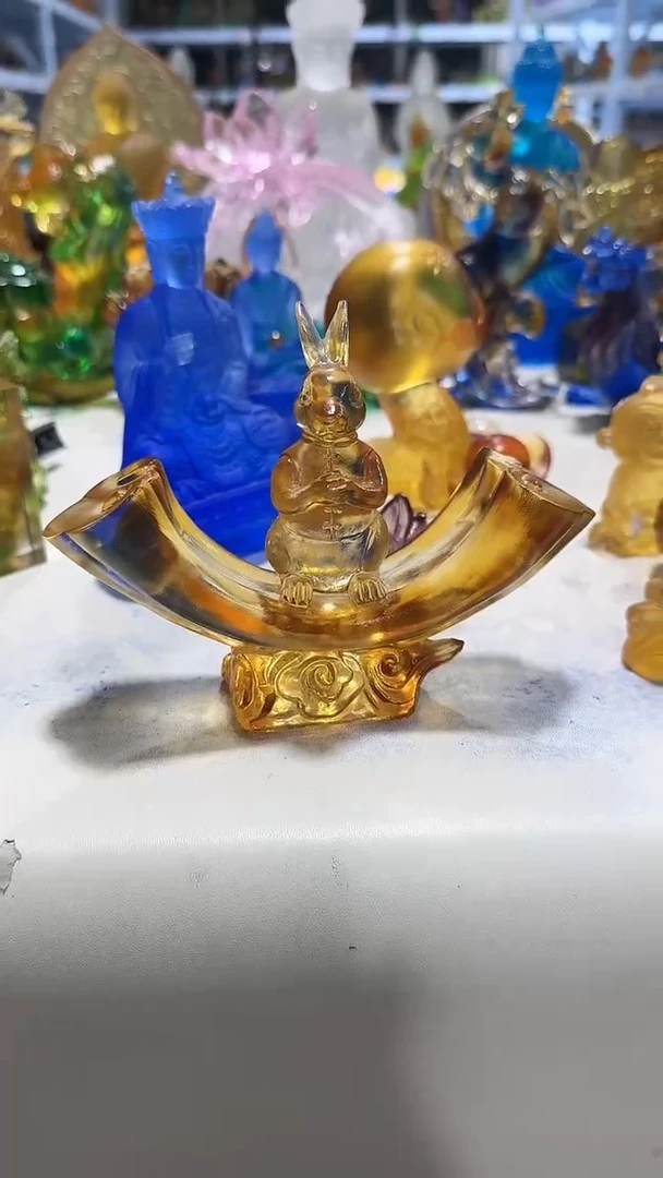 手工艺品琉璃1317微瑕纯手工古法琉璃 假一罚十