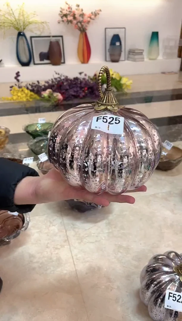 【闪购商品】琉璃手工艺品南瓜摆件