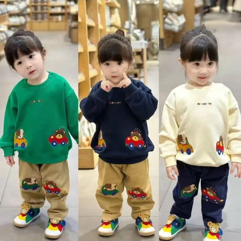 宝宝四季款开车熊裤子春秋款男女宝宝裤子原