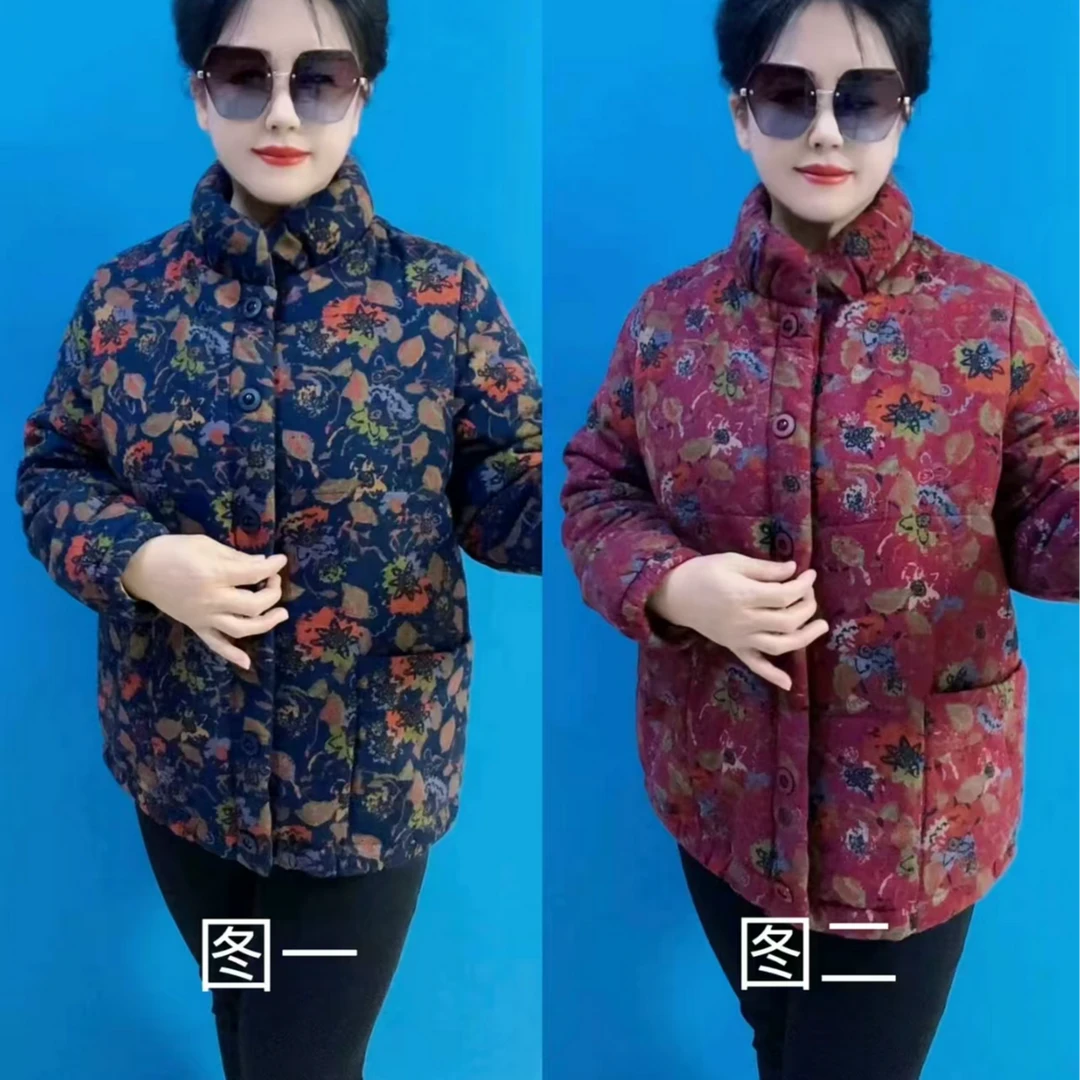 《专柜品质》冬季新款时尚休闲百搭宽松中年妈妈装洋气新款潮牌女装