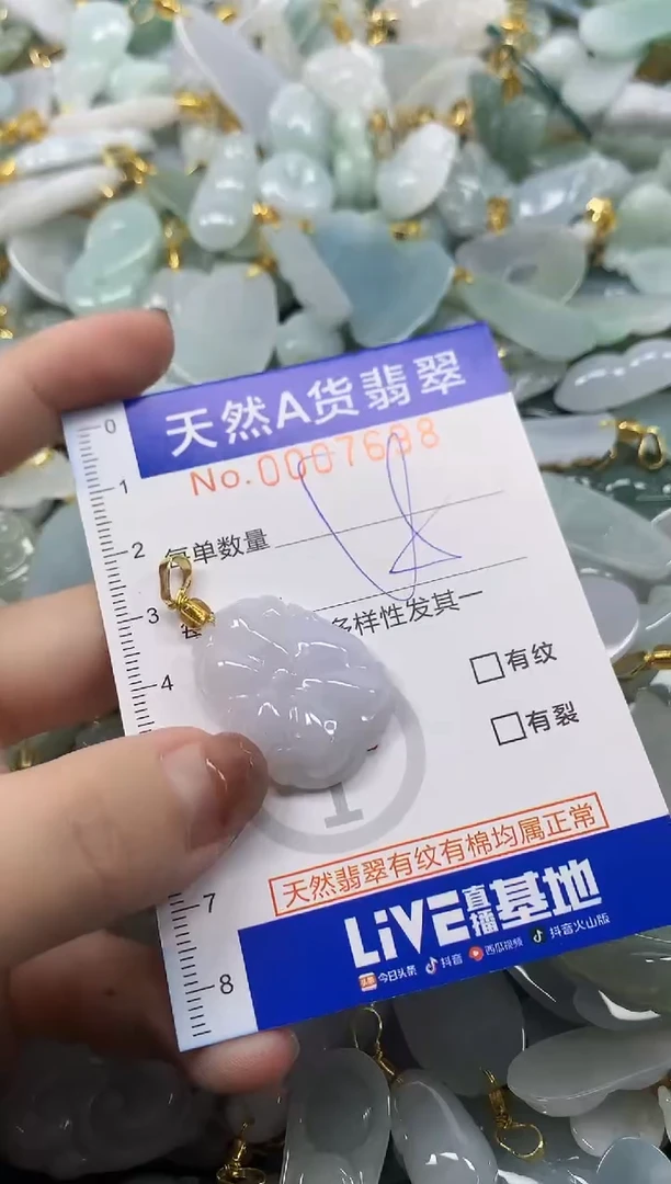 颈饰未镶嵌翡翠天然A货翡翠