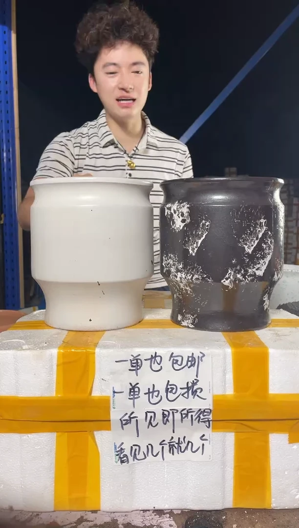 紫砂花盆紫砂花盆宜兴紫砂粗陶花盆19*22