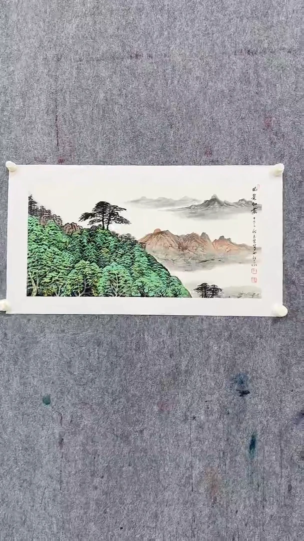 国画刘玉玺2平尺国画作品