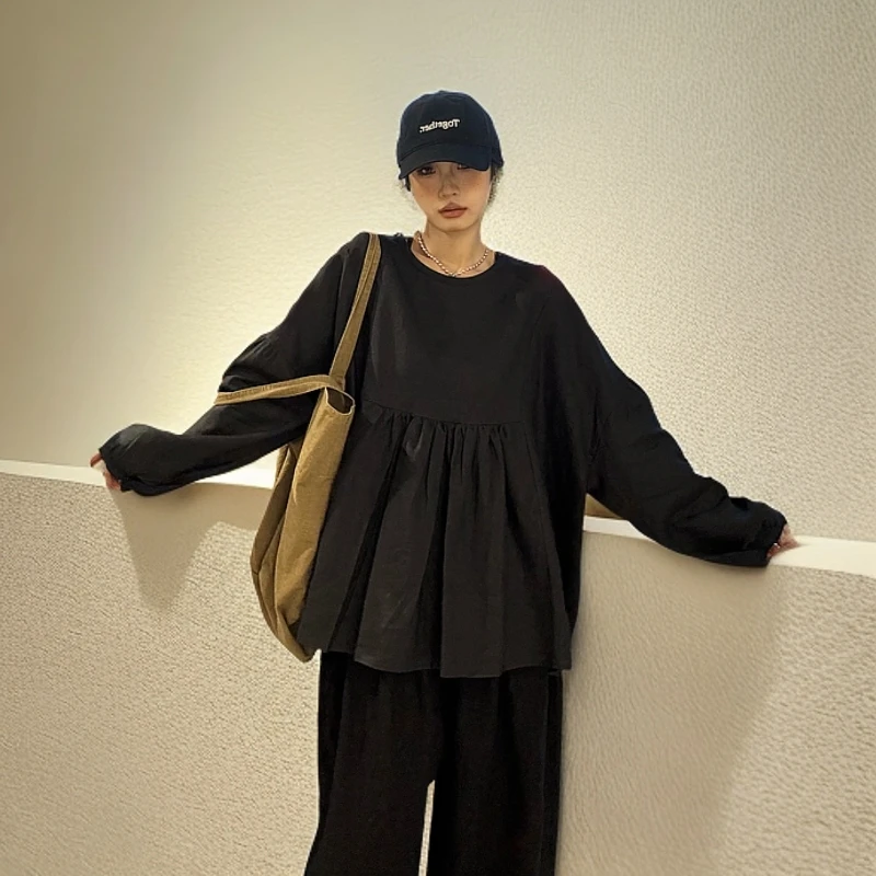 韩国拼接娃娃上衣裙麻麻