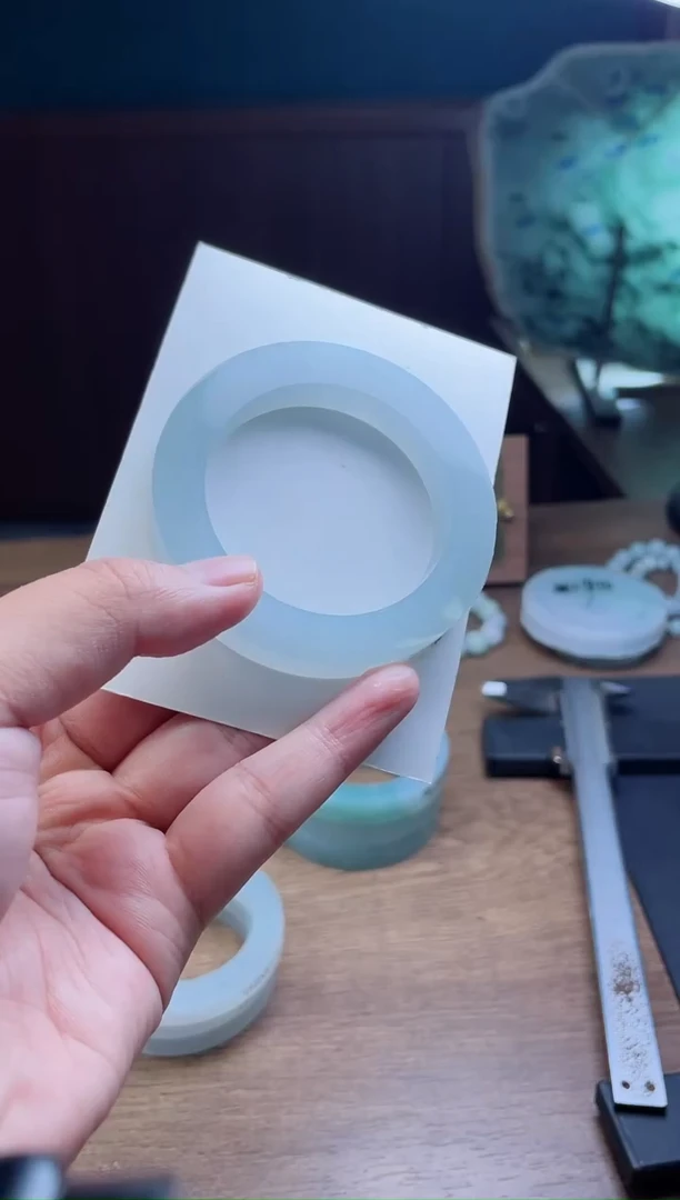 未镶嵌手镯定制翡翠鲁*花定制