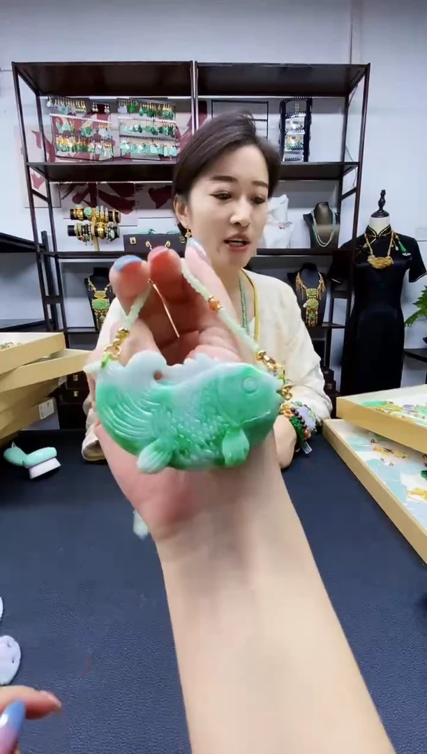 颈饰未镶嵌翡翠翡翠吊坠