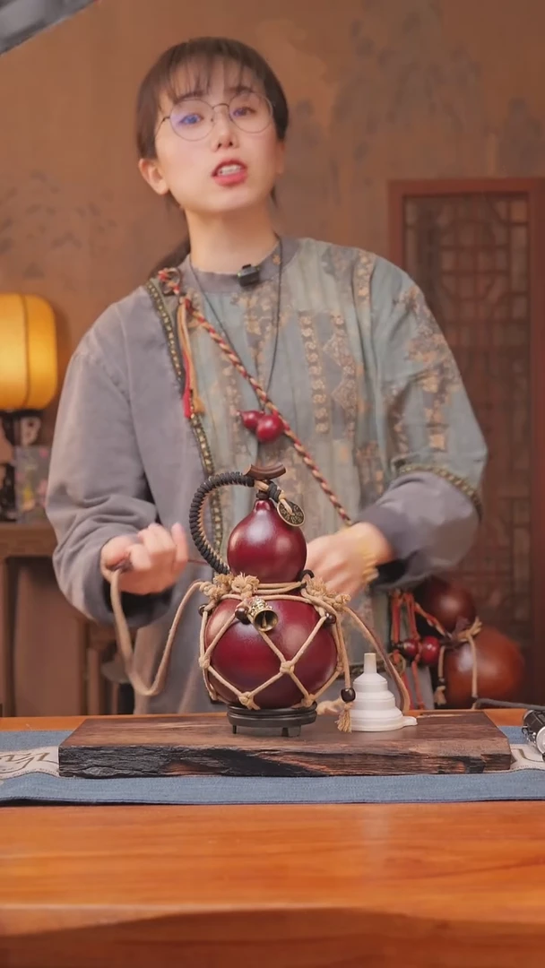 1645号链接精品大漆葫芦现货现发[一物一拍]